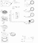 Controls Exhaust System Flywheel Governor Spring Diagram and Parts List for 405577-0116-B1  Briggs and Stratton Engine